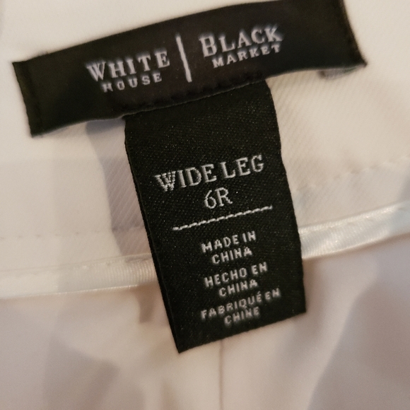 WHBM Cream Colour Dress Pants - Picture 3 of 7